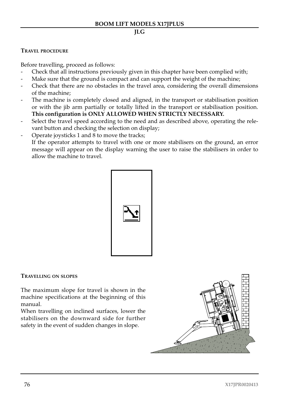 JLG X17J Plus Operator Manual User Manual | Page 80 / 176
