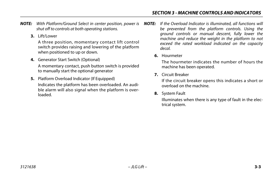 JLG M4069 Operator Manual User Manual | Page 37 / 86