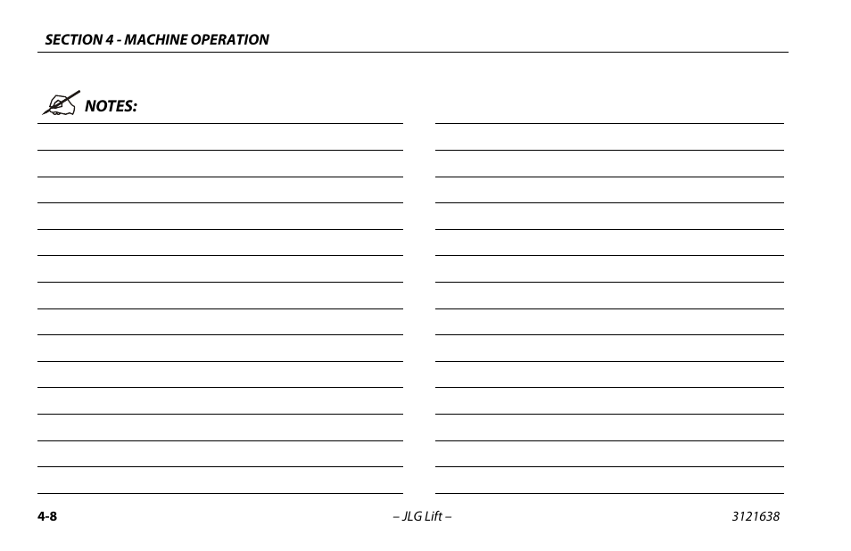 JLG M4069 Operator Manual User Manual | Page 62 / 86