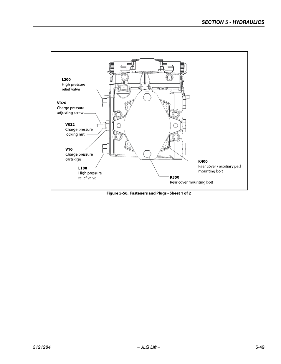 Fasteners and plugs - sheet 1 of 2 -49 | JLG 18RS Service Manual User Manual | Page 139 / 230