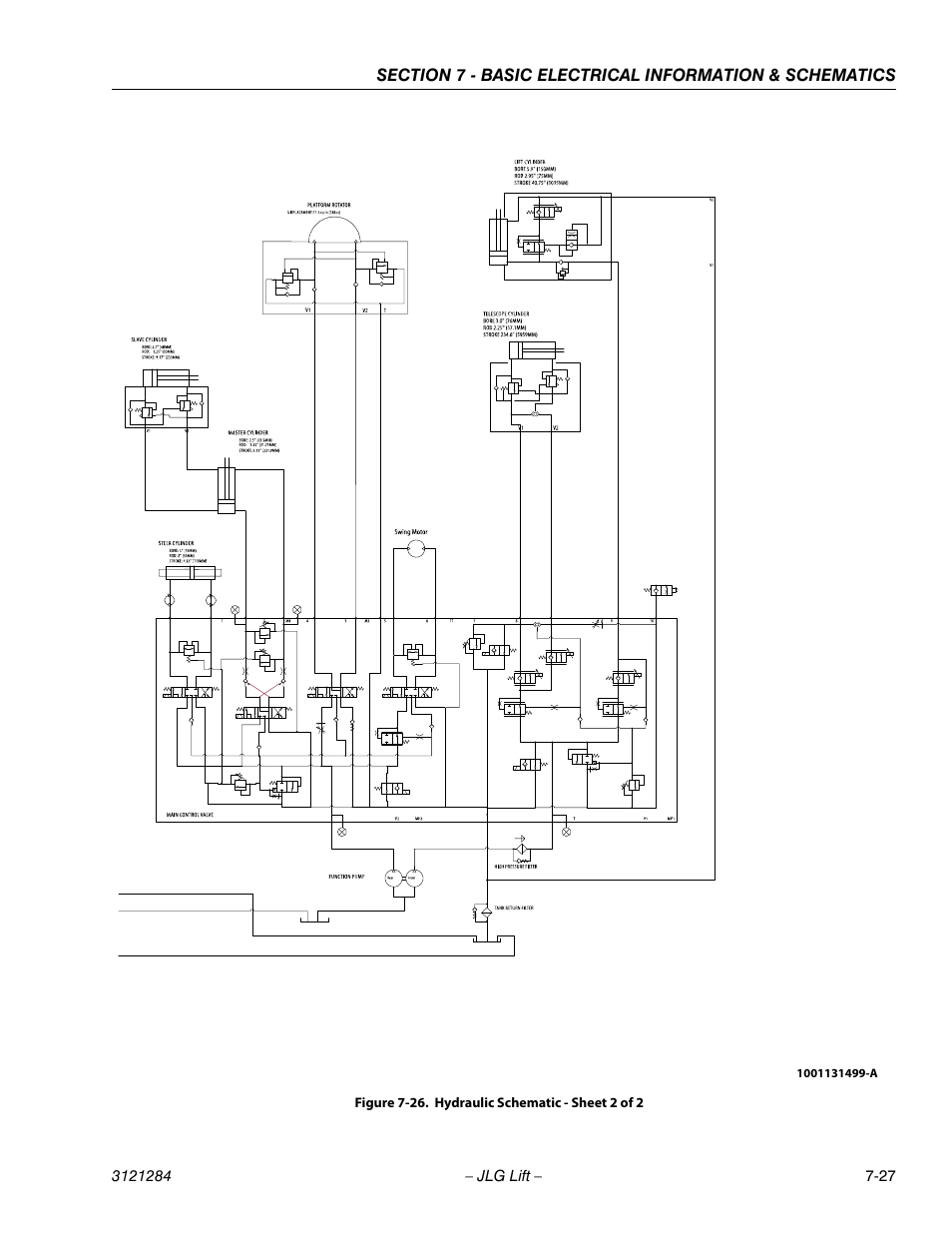 Hydraulic schematic - sheet 2 of 2 -27 | JLG 18RS Service Manual User Manual | Page 227 / 230