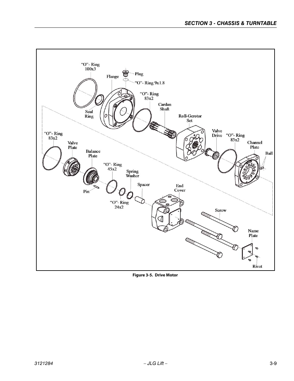 Drive motor -9 | JLG 18RS Service Manual User Manual | Page 47 / 230