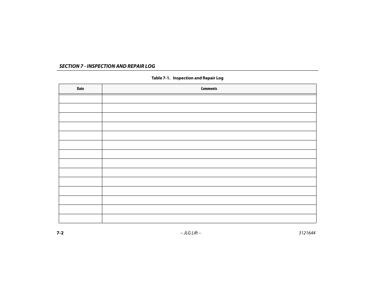 JLG M400 Operator Manual User Manual | Page 104 / 108