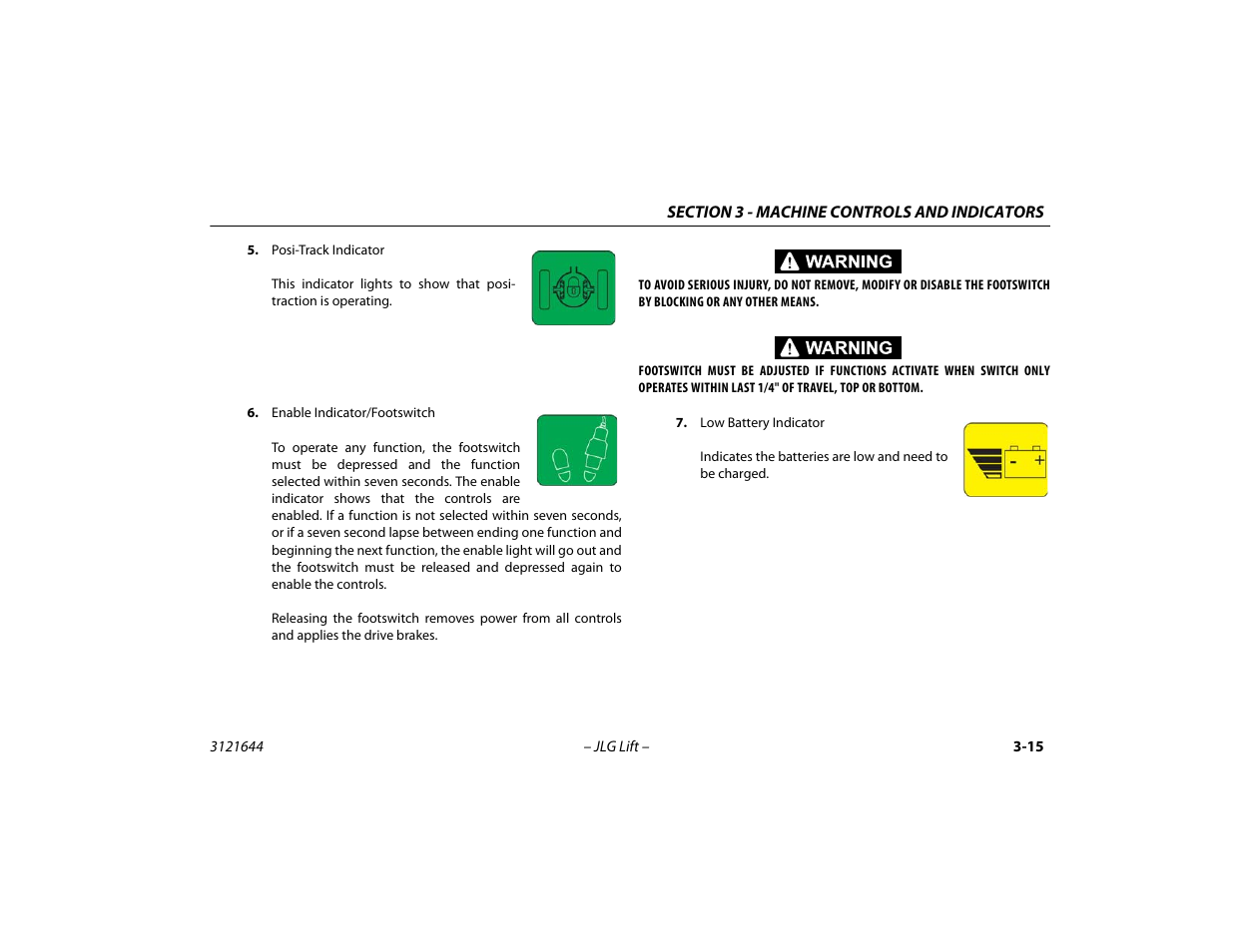 JLG M400 Operator Manual User Manual | Page 49 / 108