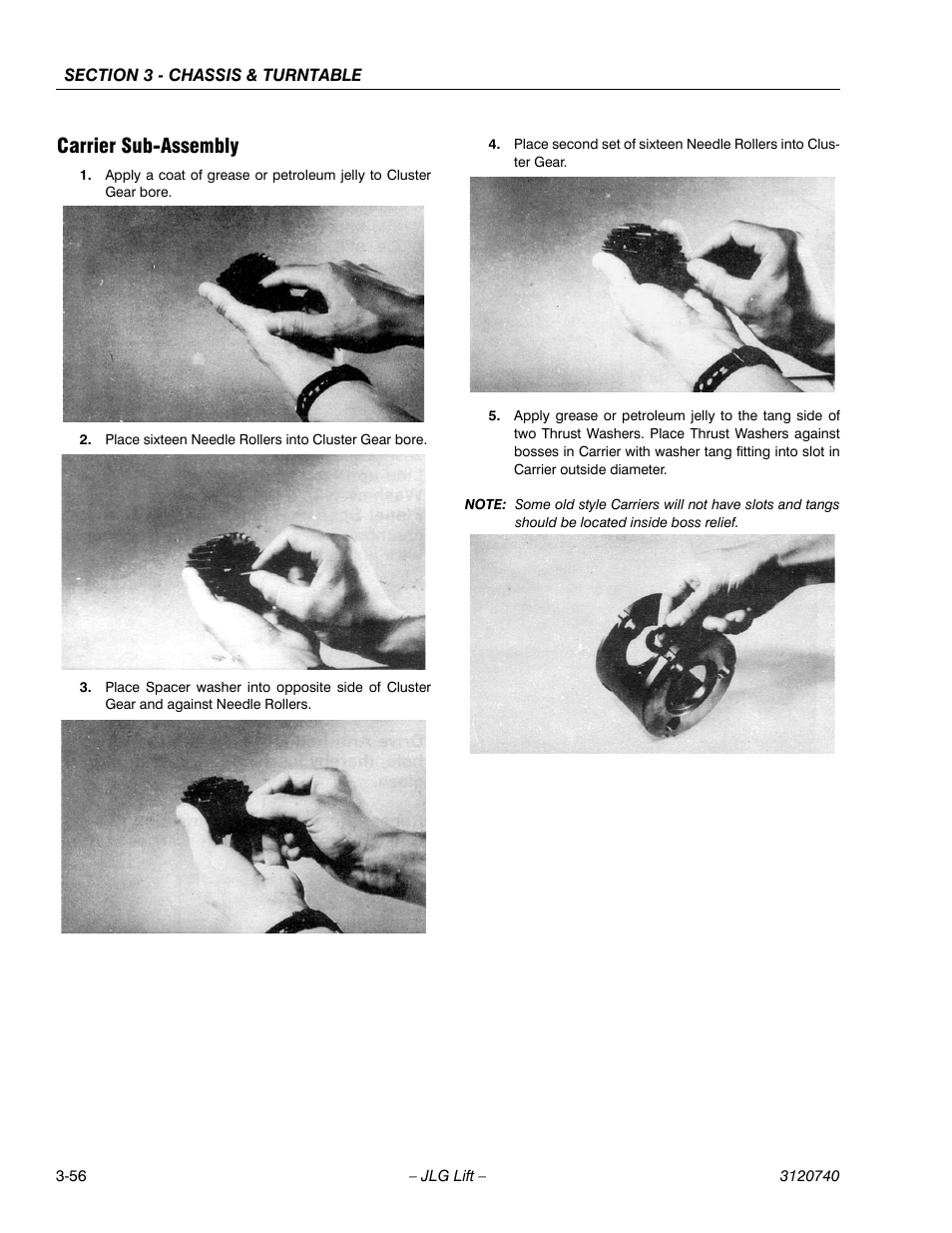 Carrier sub-assembly, Carrier sub-assembly -56 | JLG 800A_AJ ANSI Service Manual User Manual | Page 112 / 464