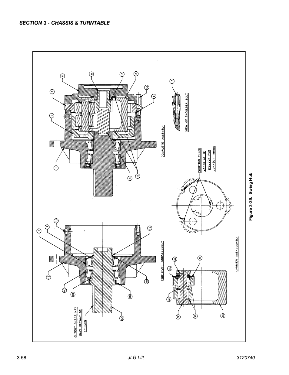 Swing hub -58 | JLG 800A_AJ ANSI Service Manual User Manual | Page 114 / 464