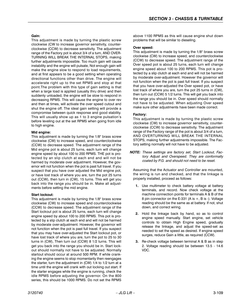 JLG 800A_AJ ANSI Service Manual User Manual | Page 165 / 464