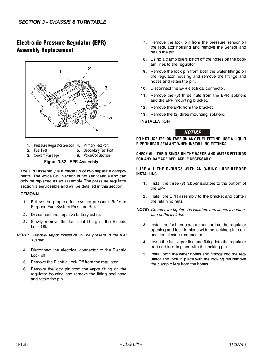 Epr assembly -138 | JLG 800A_AJ ANSI Service Manual User Manual | Page 194 / 464