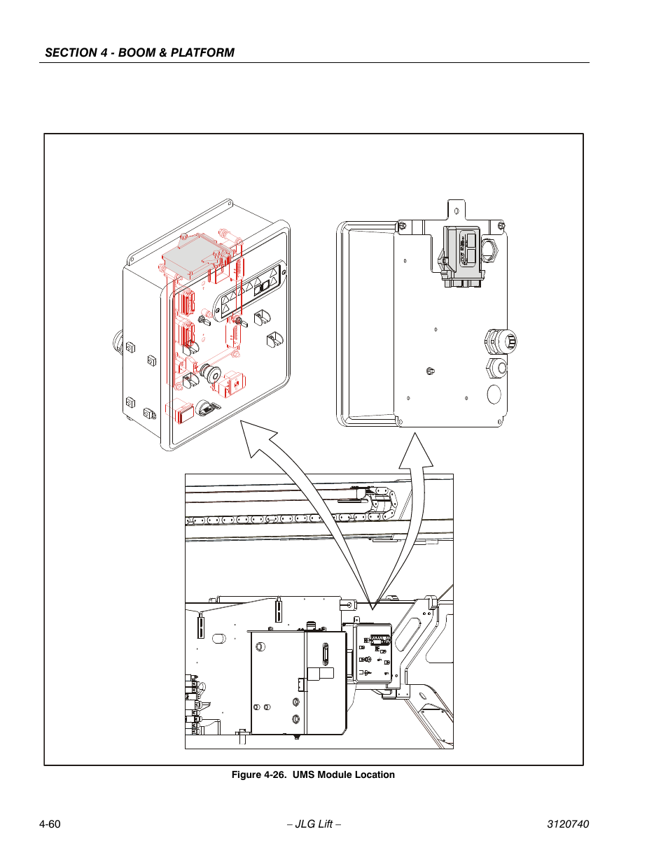 Ums module location -60 | JLG 800A_AJ ANSI Service Manual User Manual | Page 274 / 464