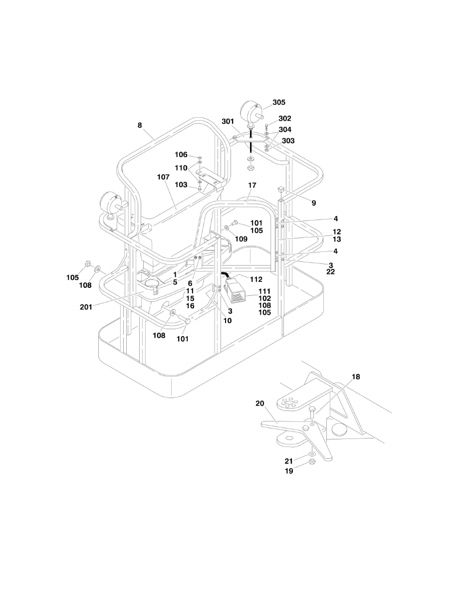 JLG M450 ANSI Parts Manual User Manual | Page 124 / 266