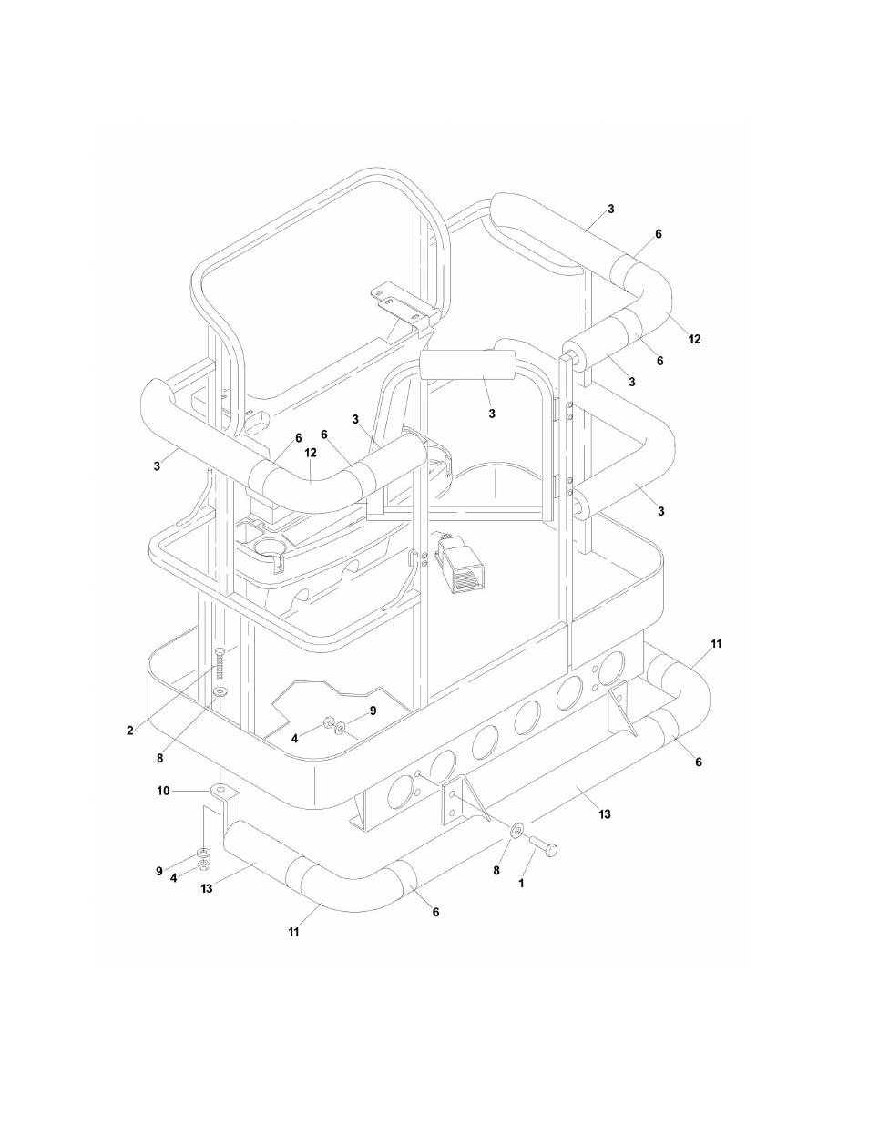 JLG M450 ANSI Parts Manual User Manual | Page 134 / 266