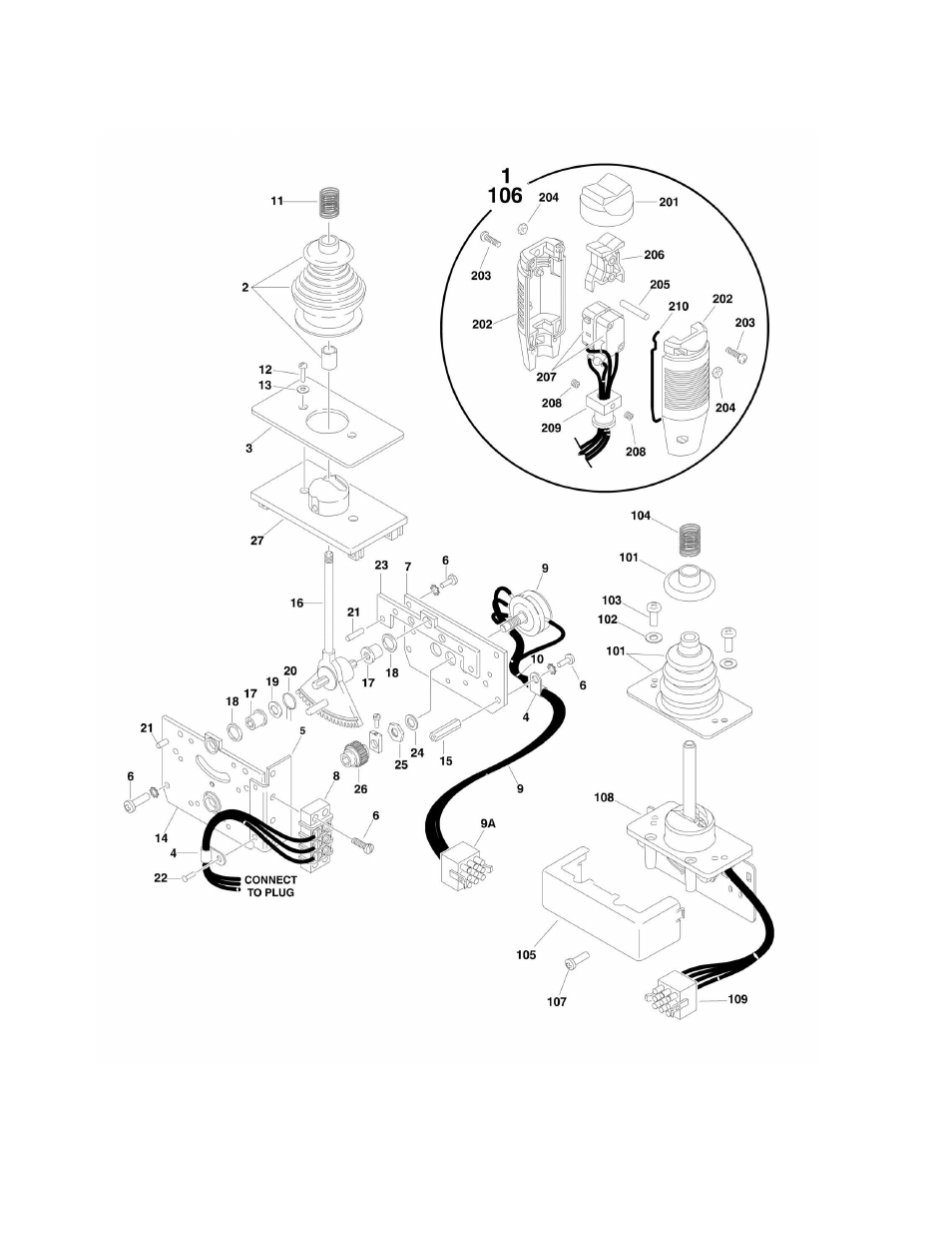 Figure 4-10. controller assembly (drive and steer) | JLG M450 ANSI Parts Manual User Manual | Page 152 / 266