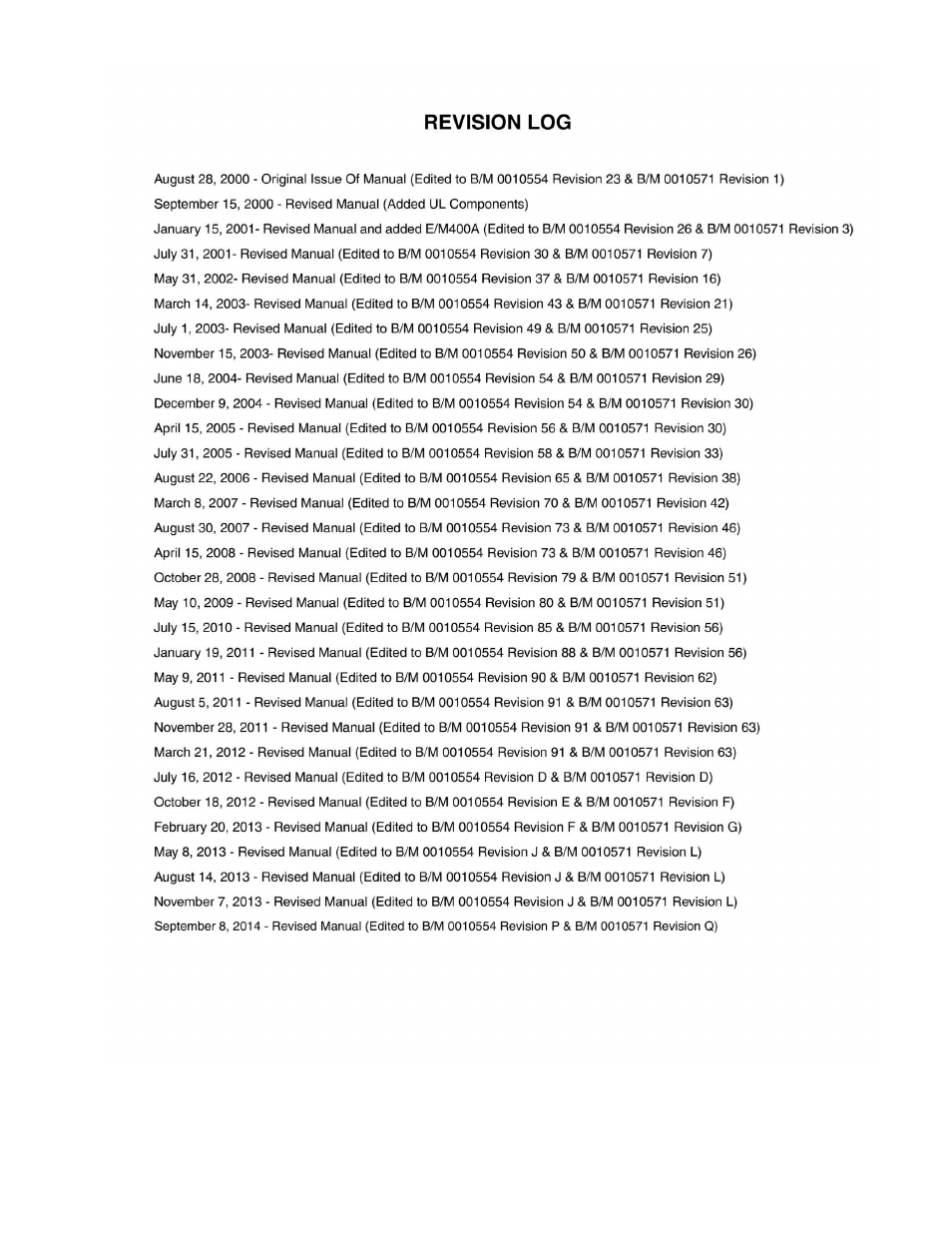JLG M450 ANSI Parts Manual User Manual | Page 3 / 266