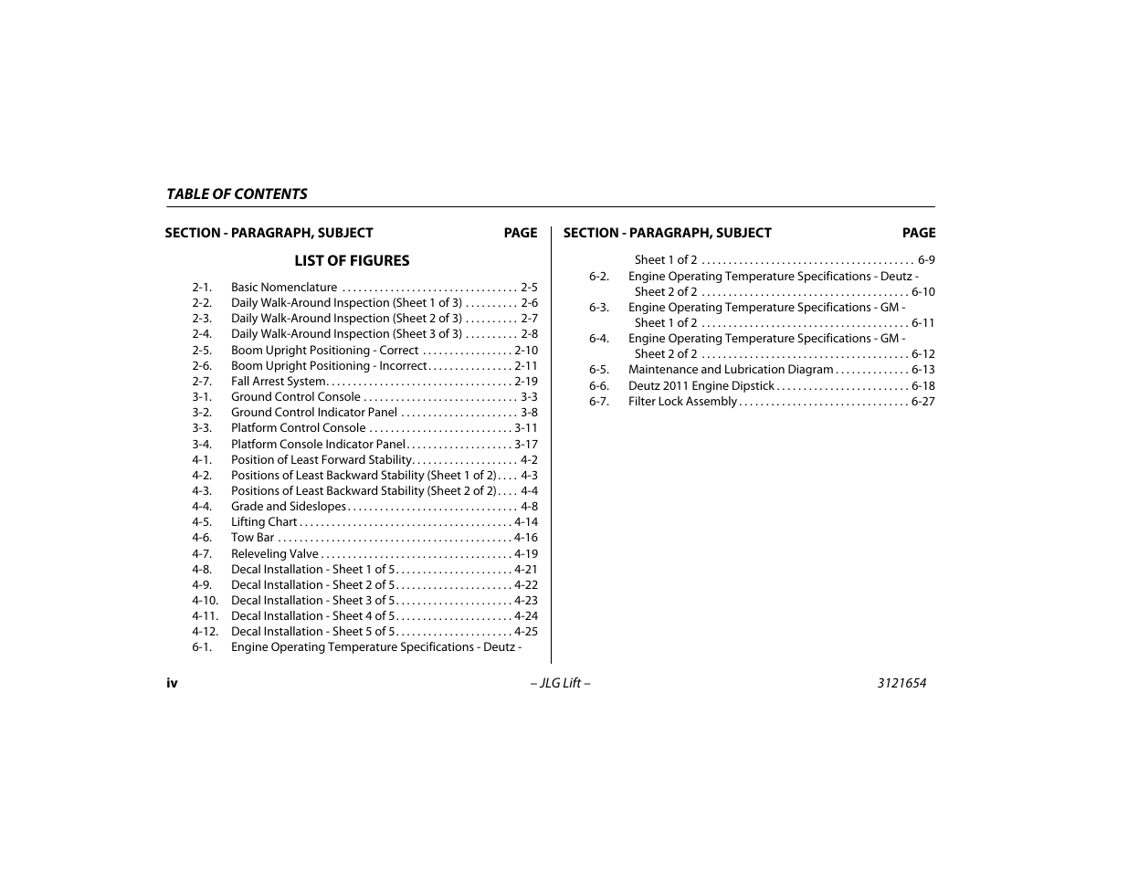 JLG 740AJ Operator Manual User Manual | Page 10 / 130