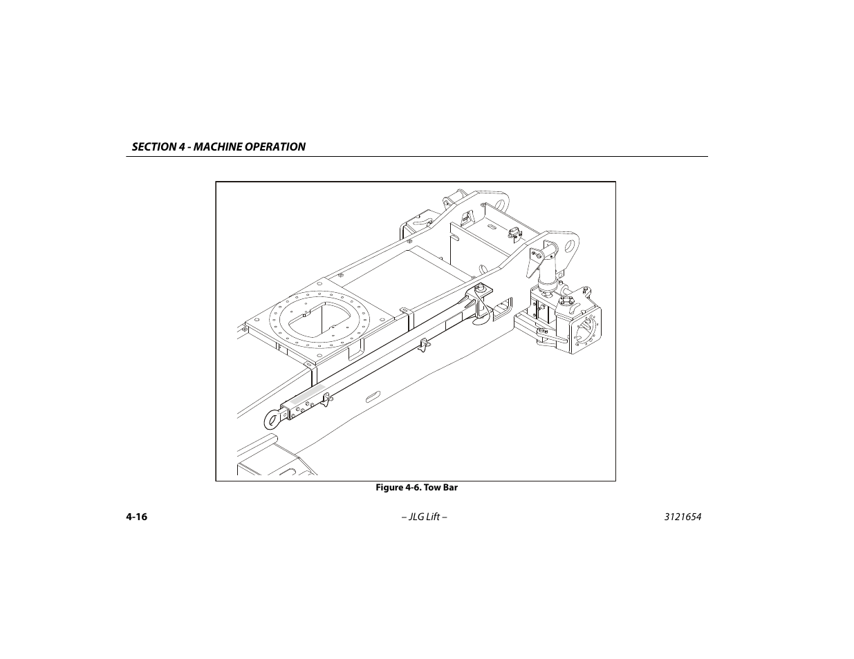Tow bar -16 | JLG 740AJ Operator Manual User Manual | Page 82 / 130