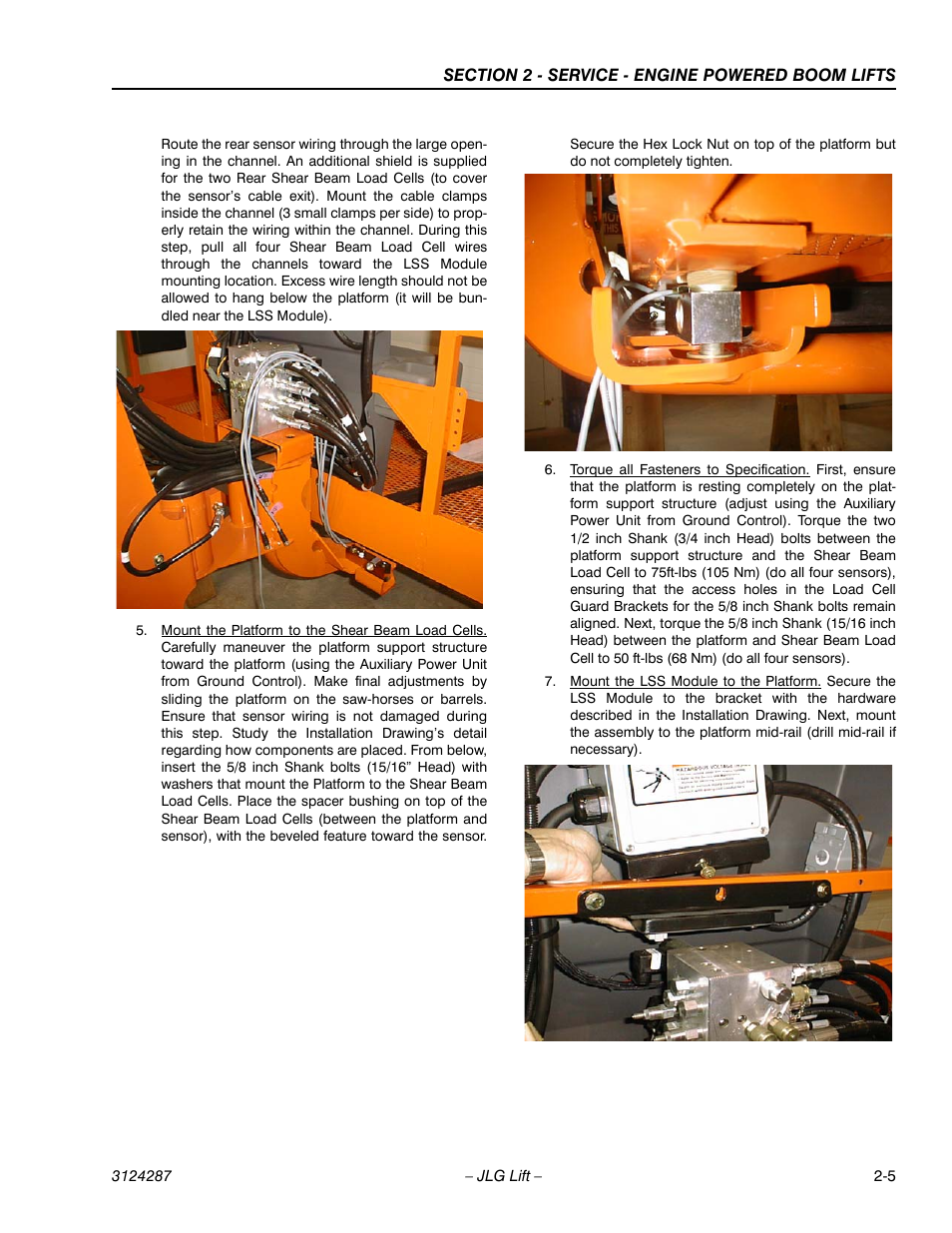 JLG LSS Boom User Manual | Page 27 / 68