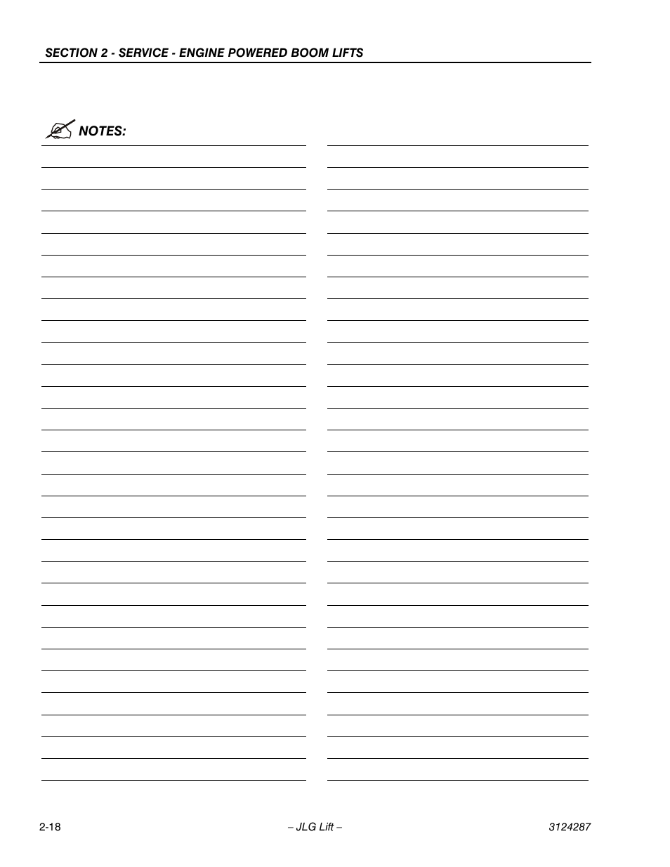 JLG LSS Boom User Manual | Page 40 / 68
