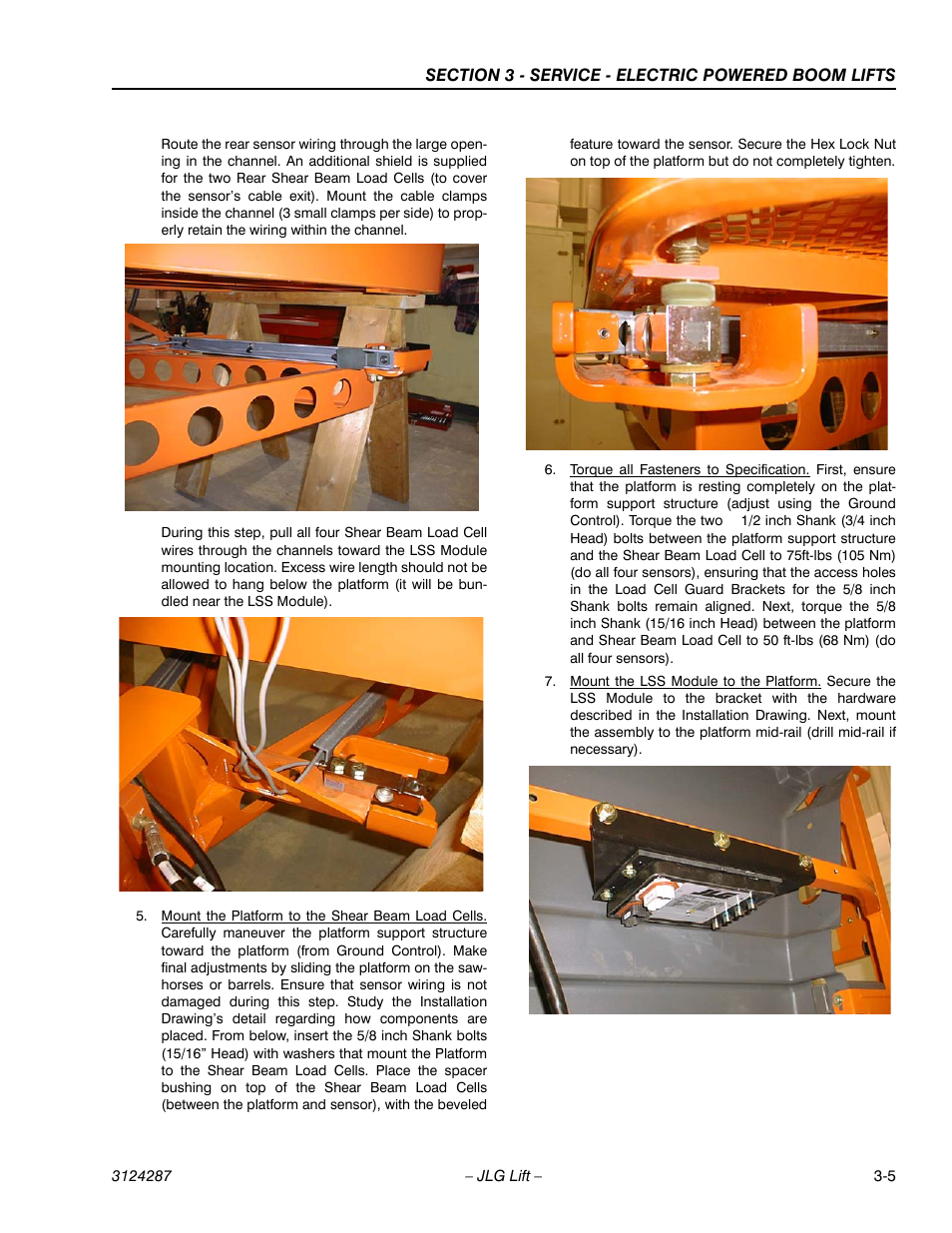 JLG LSS Boom User Manual | Page 45 / 68