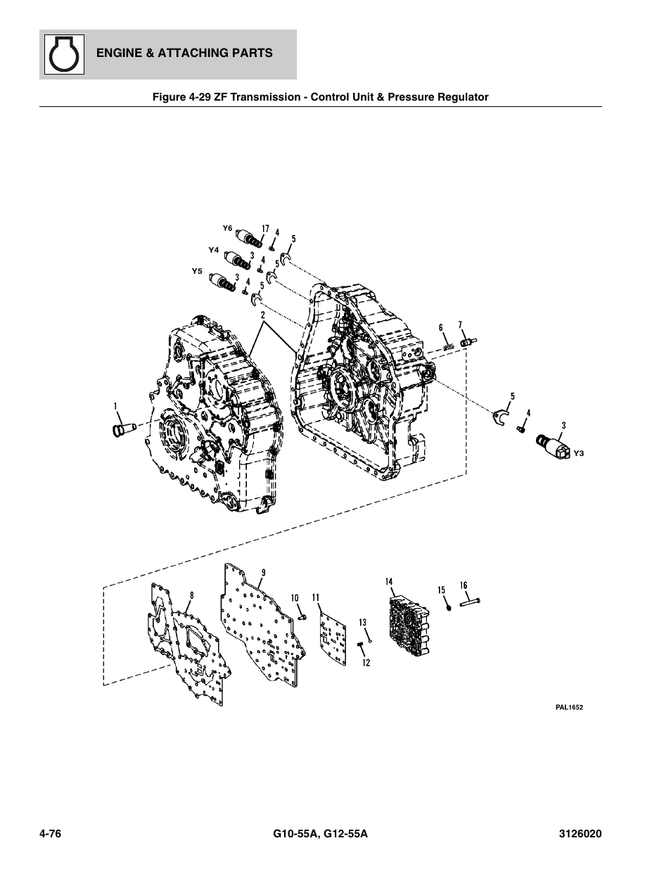 R, (see figure 4-29 for details), Engine & attaching parts | JLG G12-55A Parts Manual User Manual | Page 224 / 728