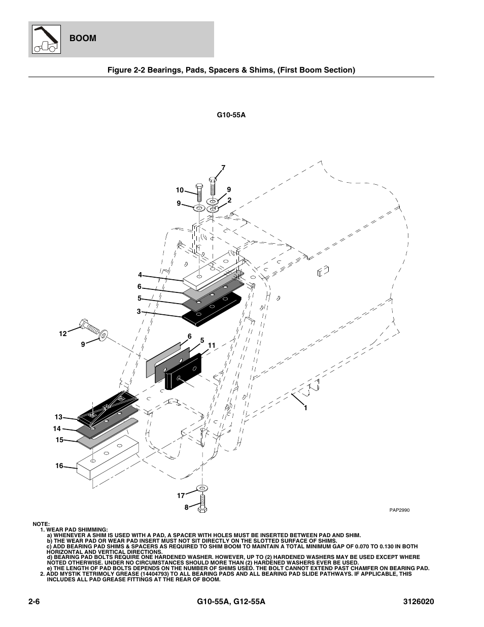 Boom | JLG G12-55A Parts Manual User Manual | Page 34 / 728