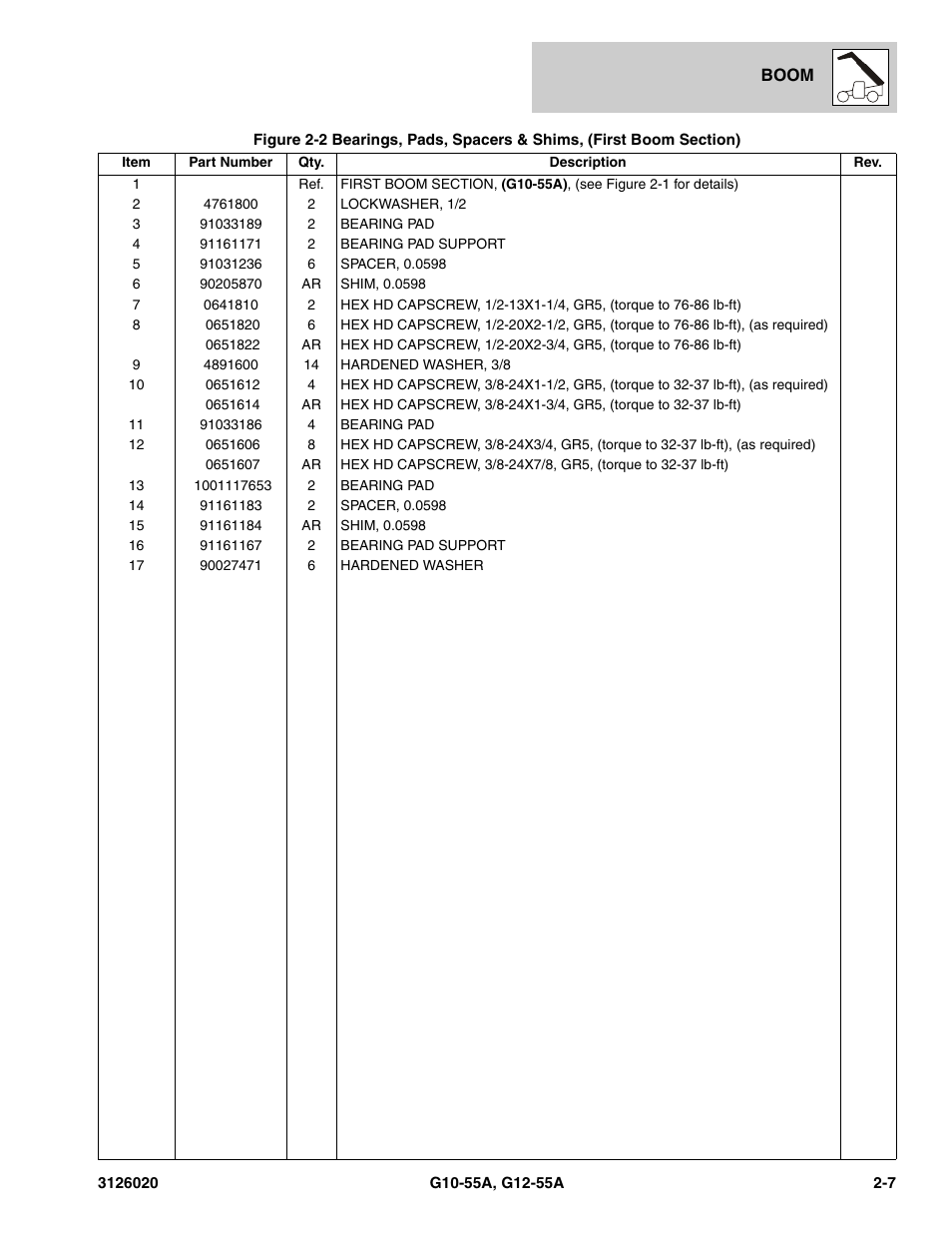 JLG G12-55A Parts Manual User Manual | Page 35 / 728