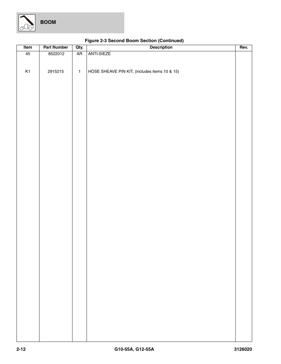 JLG G12-55A Parts Manual User Manual | Page 40 / 728