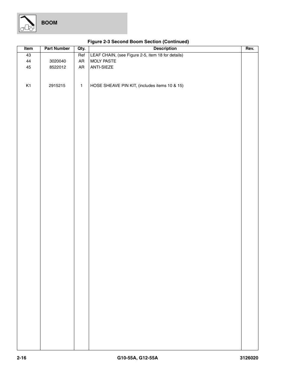 JLG G12-55A Parts Manual User Manual | Page 44 / 728