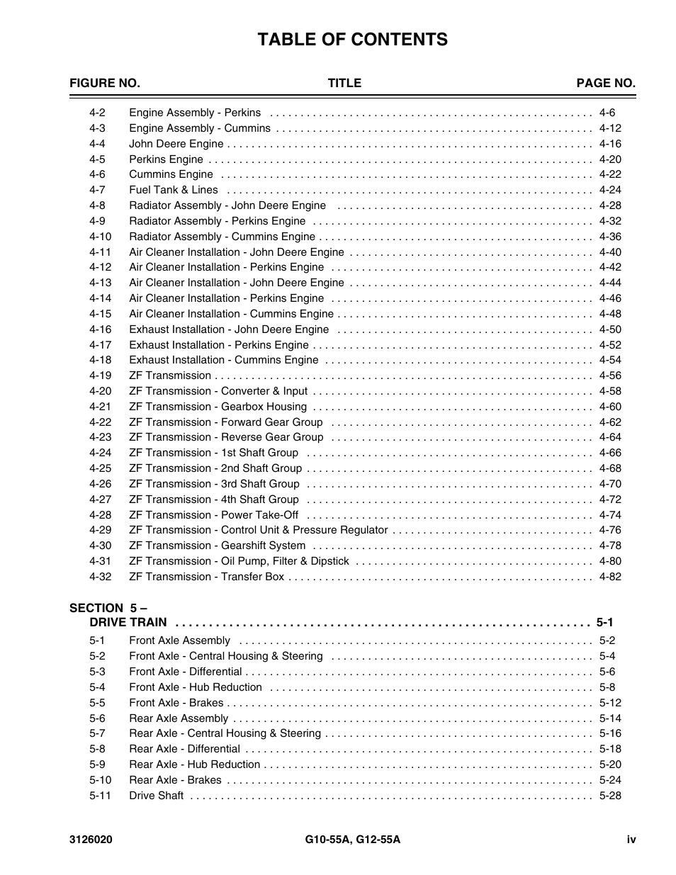 JLG G12-55A Parts Manual User Manual | Page 6 / 728