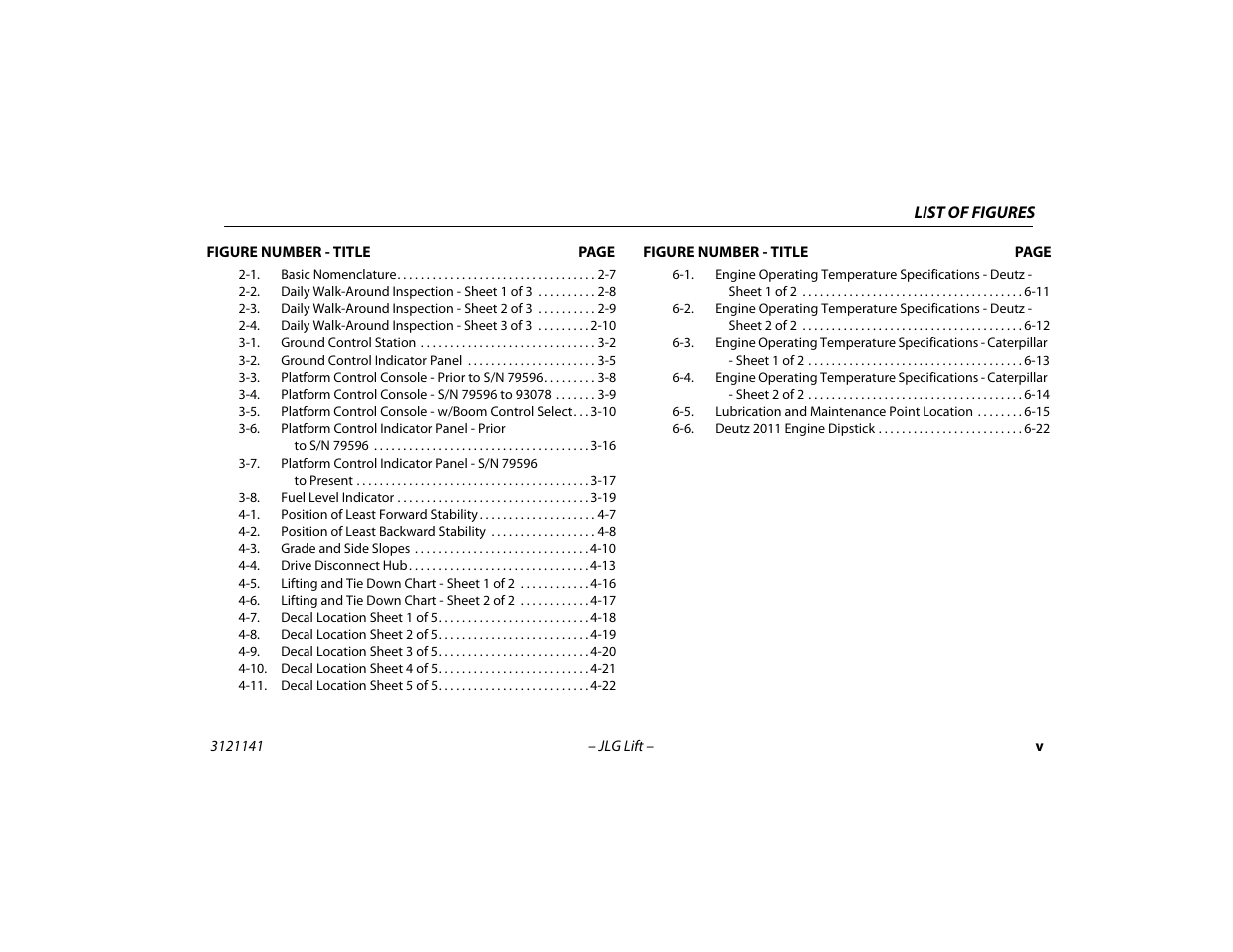 JLG 1200SJP Operator Manual User Manual | Page 11 / 128