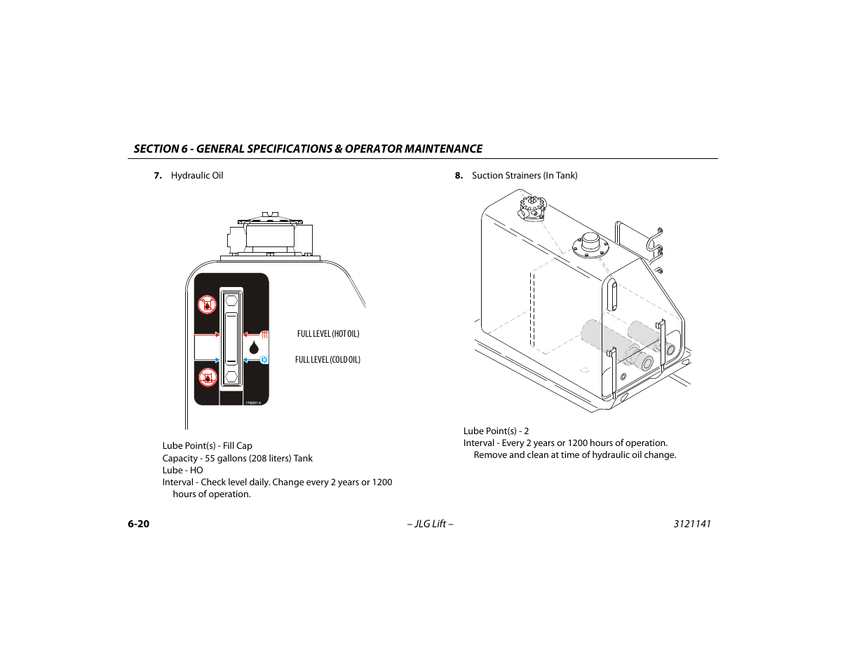 JLG 1200SJP Operator Manual User Manual | Page 112 / 128