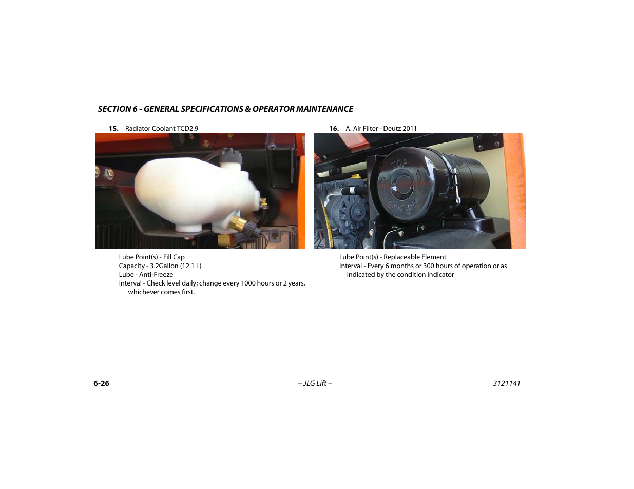 JLG 1200SJP Operator Manual User Manual | Page 118 / 128