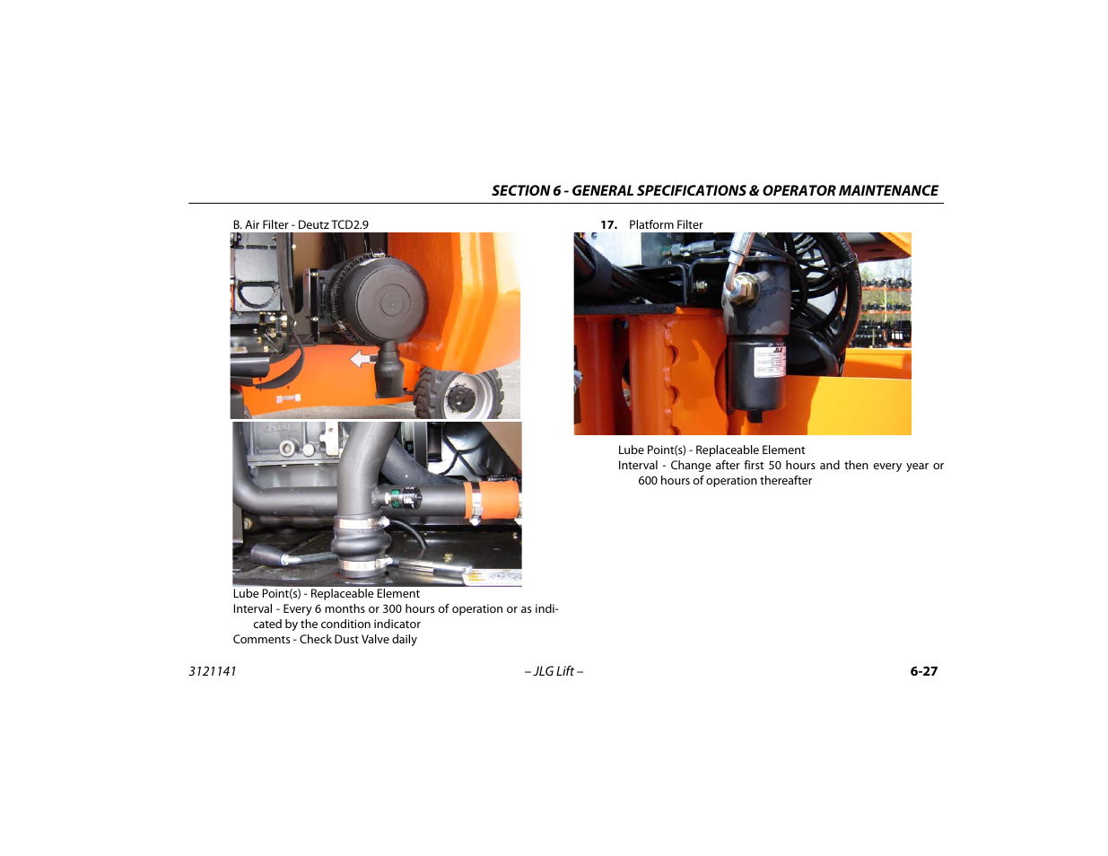 JLG 1200SJP Operator Manual User Manual | Page 119 / 128