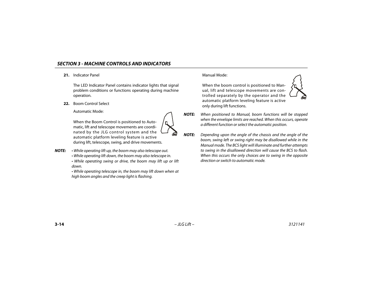 JLG 1200SJP Operator Manual User Manual | Page 54 / 128