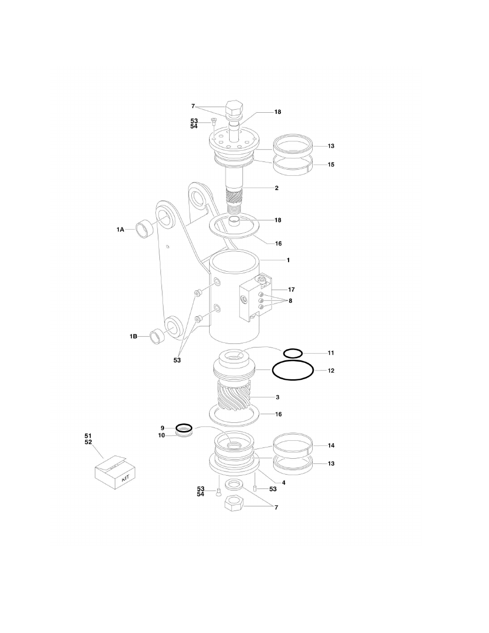 Figure 3-7. rotator assemblies | JLG 450A_AJ Series II Parts Manual User Manual | Page 270 / 490