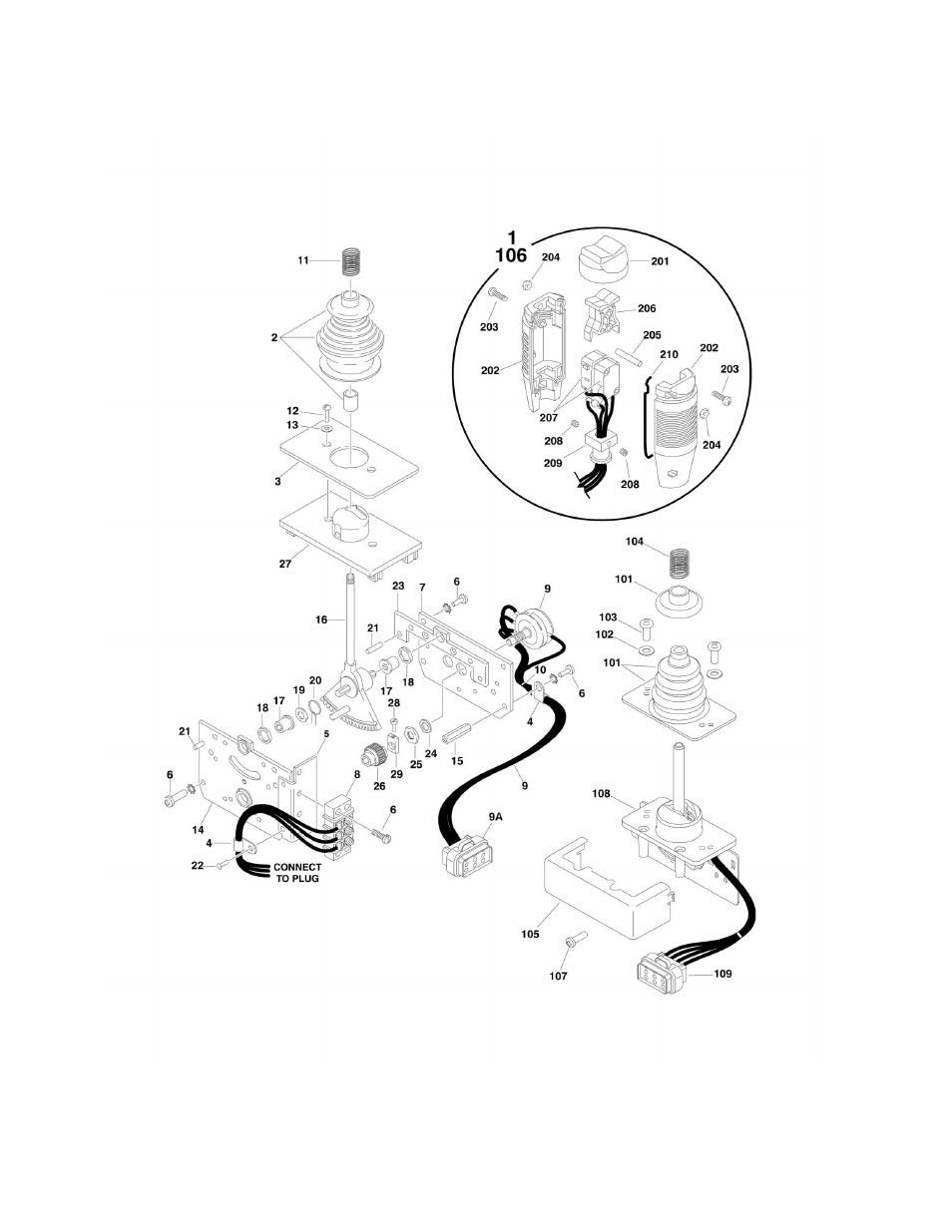 Figure 4-7. controller assembly (drive and steer) | JLG 450A_AJ Series II Parts Manual User Manual | Page 304 / 490