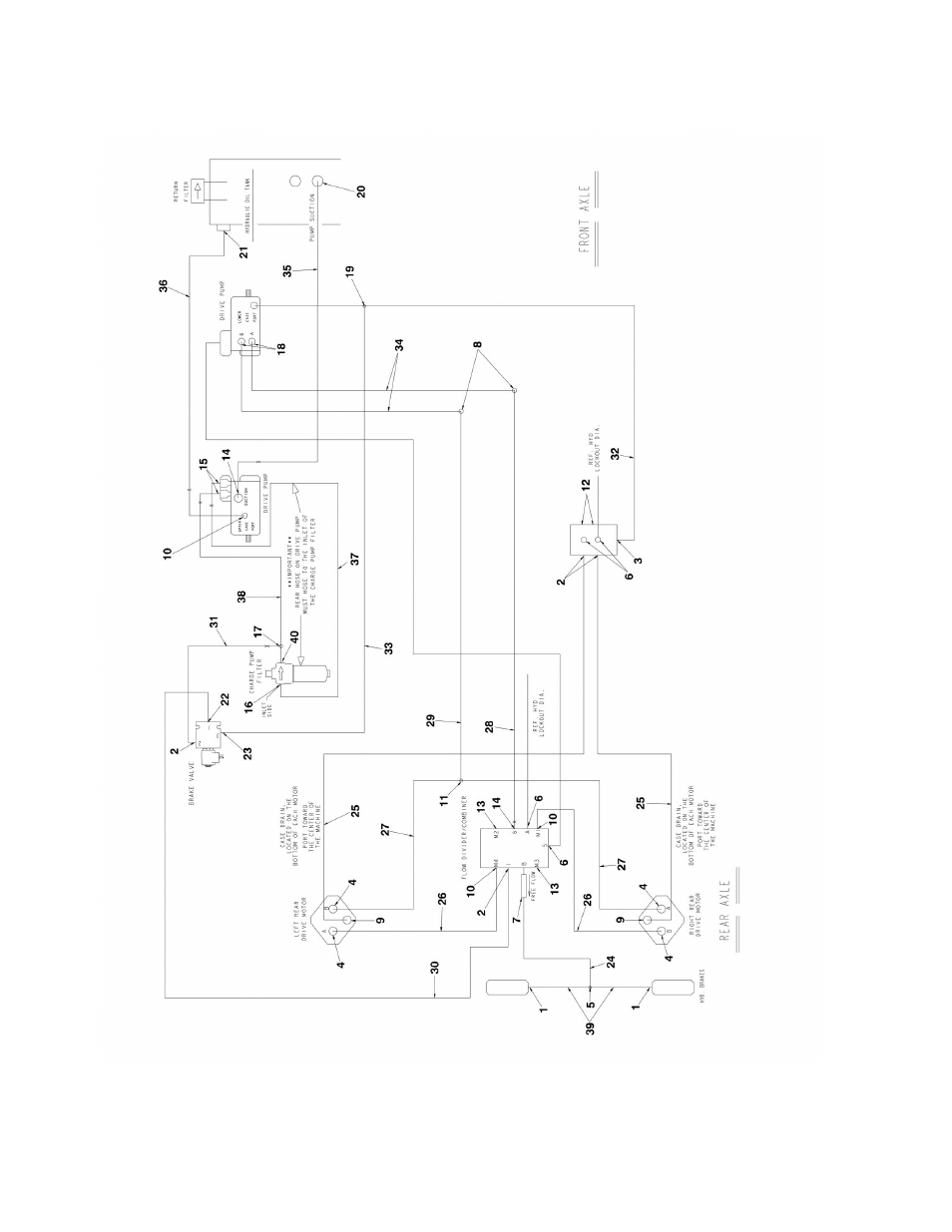 Figure 6-7. drive hydraulic diagram - 2wd | JLG 450A_AJ Series II Parts Manual User Manual | Page 374 / 490