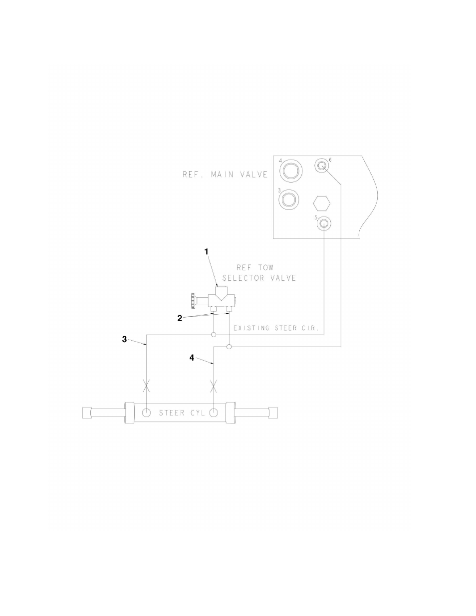 Figure 6-13. tow bar hydraulic diagram | JLG 450A_AJ Series II Parts Manual User Manual | Page 398 / 490