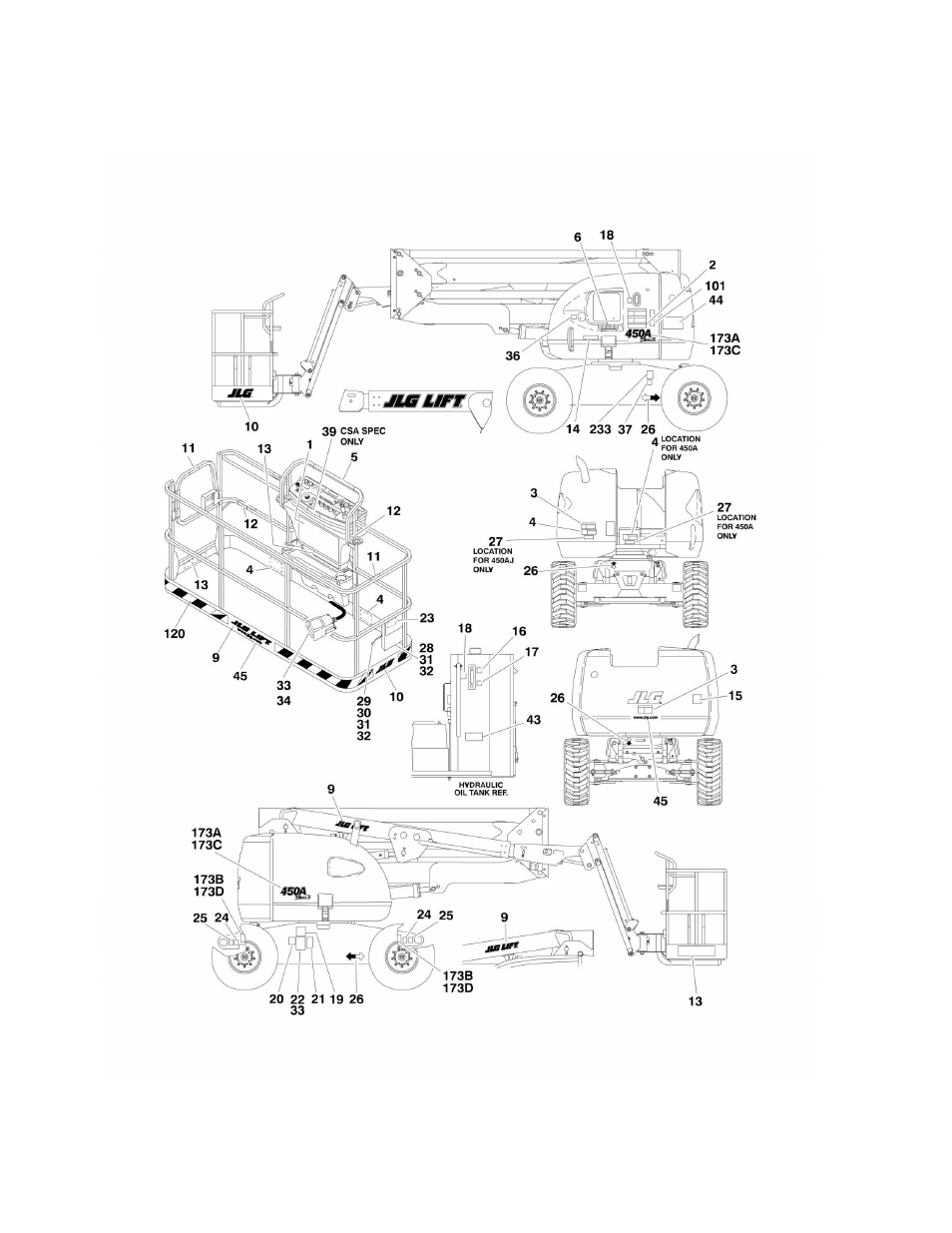 JLG 450A_AJ Series II Parts Manual User Manual | Page 444 / 490