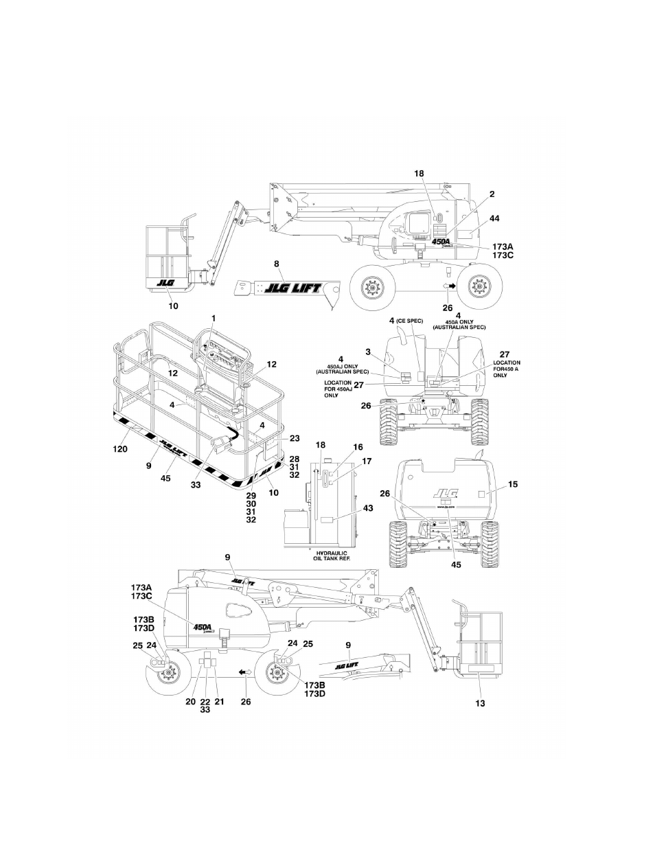 JLG 450A_AJ Series II Parts Manual User Manual | Page 454 / 490