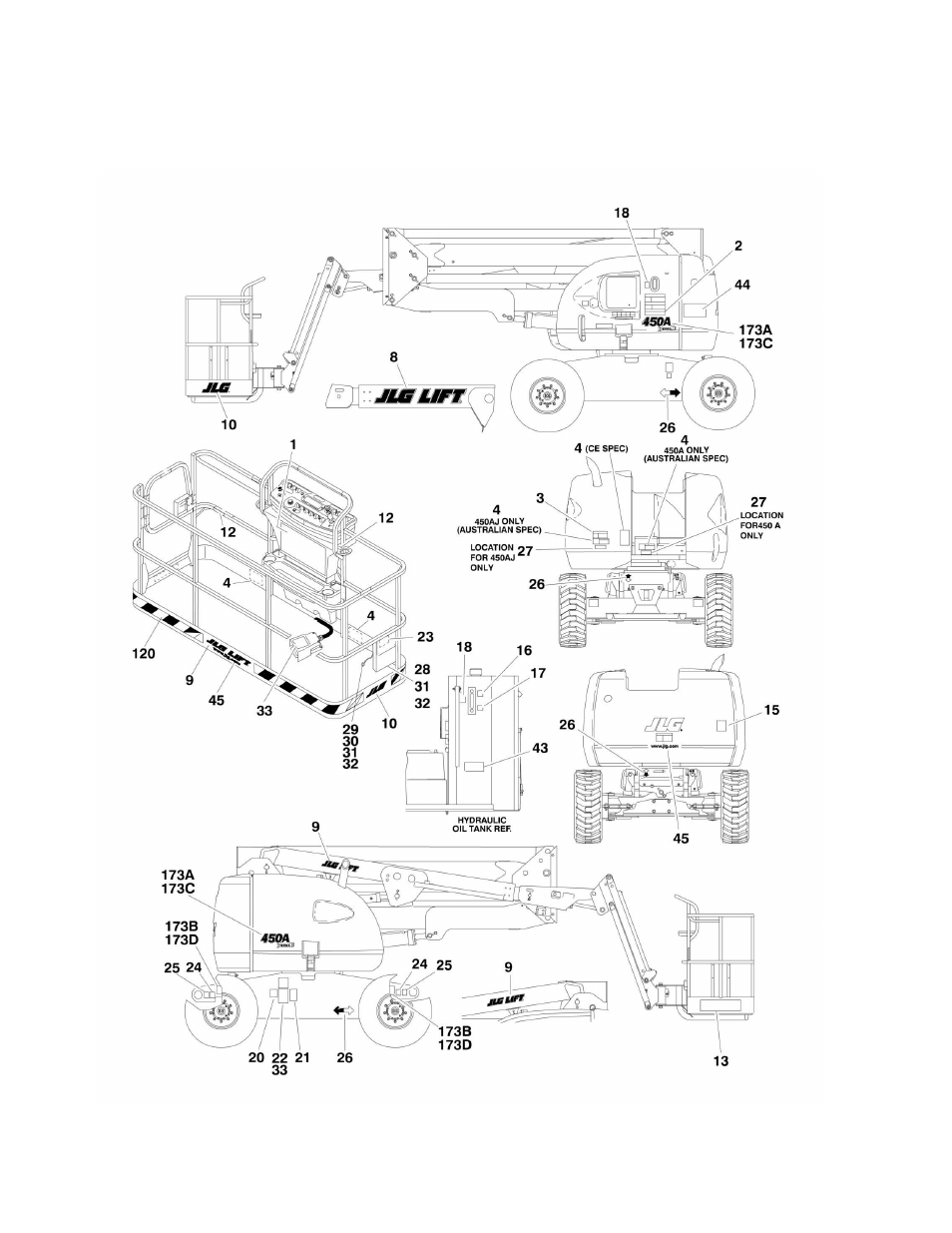 JLG 450A_AJ Series II Parts Manual User Manual | Page 458 / 490