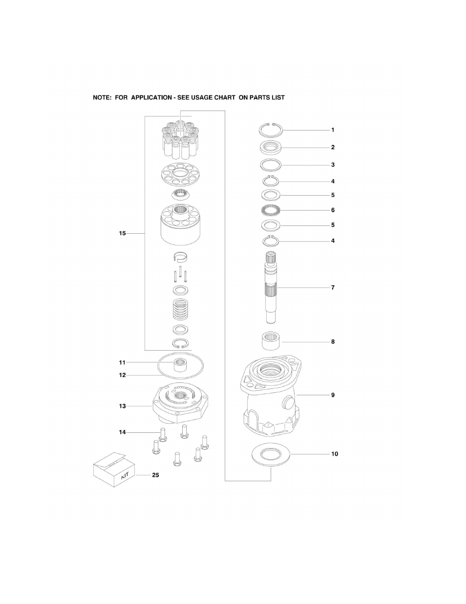 Figure 1-10. drive motor assembly (2wd) | JLG 450A_AJ Series II Parts Manual User Manual | Page 50 / 490