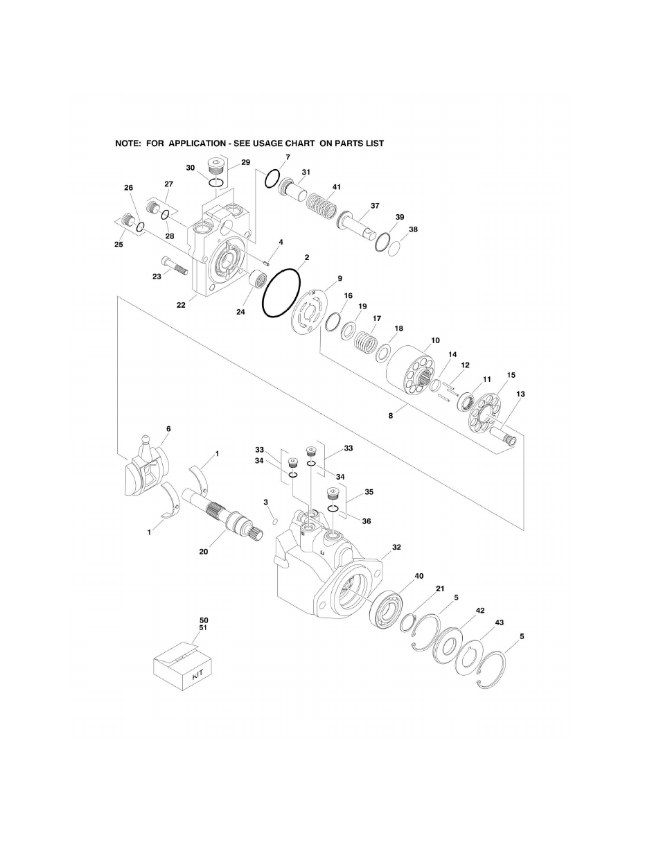 Figure 1-11. drive motor assembly (2wd) | JLG 450A_AJ Series II Parts Manual User Manual | Page 52 / 490