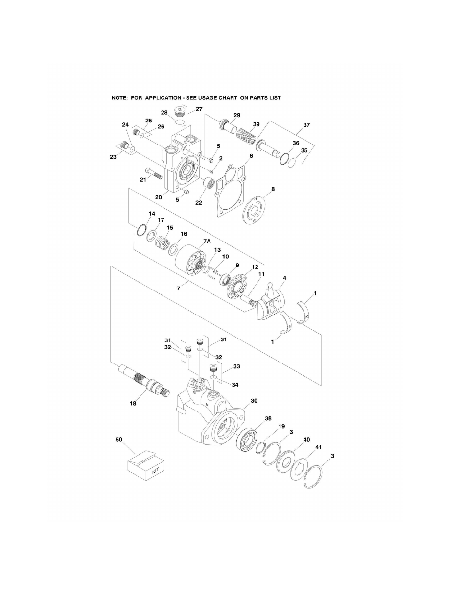 Figure 1-14. drive motor assembly (4wd) | JLG 450A_AJ Series II Parts Manual User Manual | Page 64 / 490
