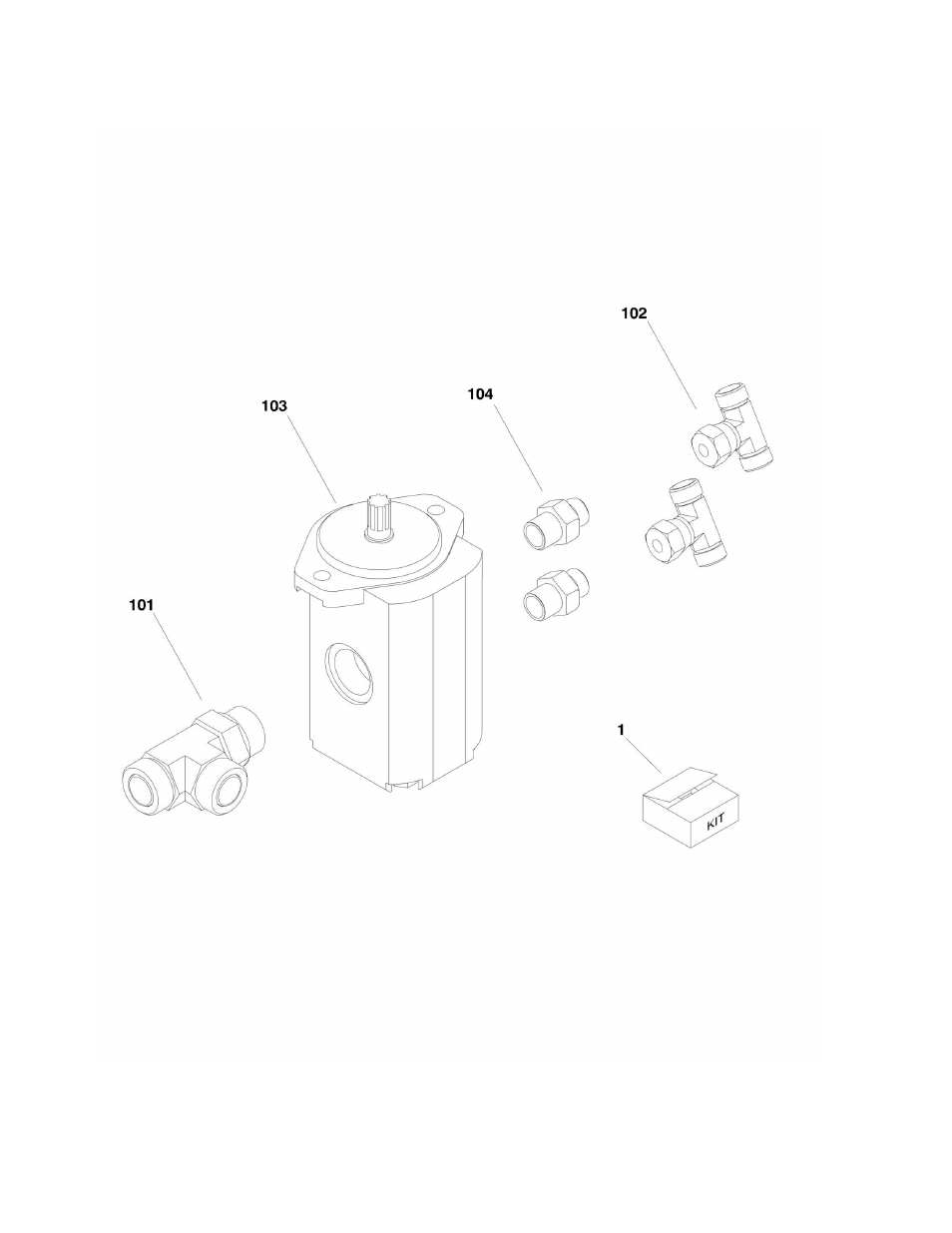 Figure 2-26. gear pump assembly | JLG 450A_AJ Series II Parts Manual User Manual | Page 194 / 428