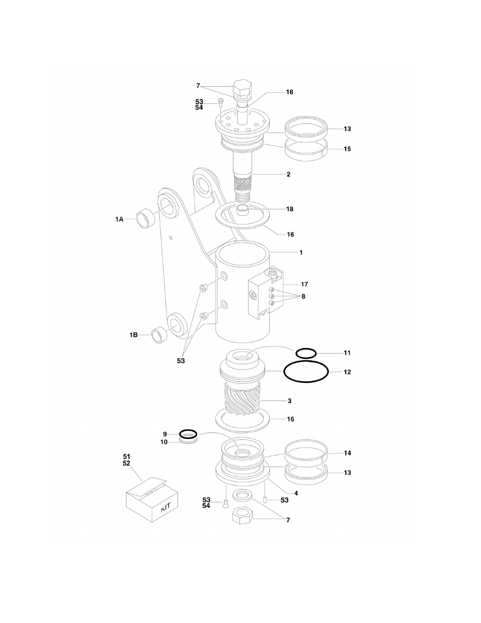 Figure 3-7. rotator assemblies | JLG 450A_AJ Series II Parts Manual User Manual | Page 250 / 428