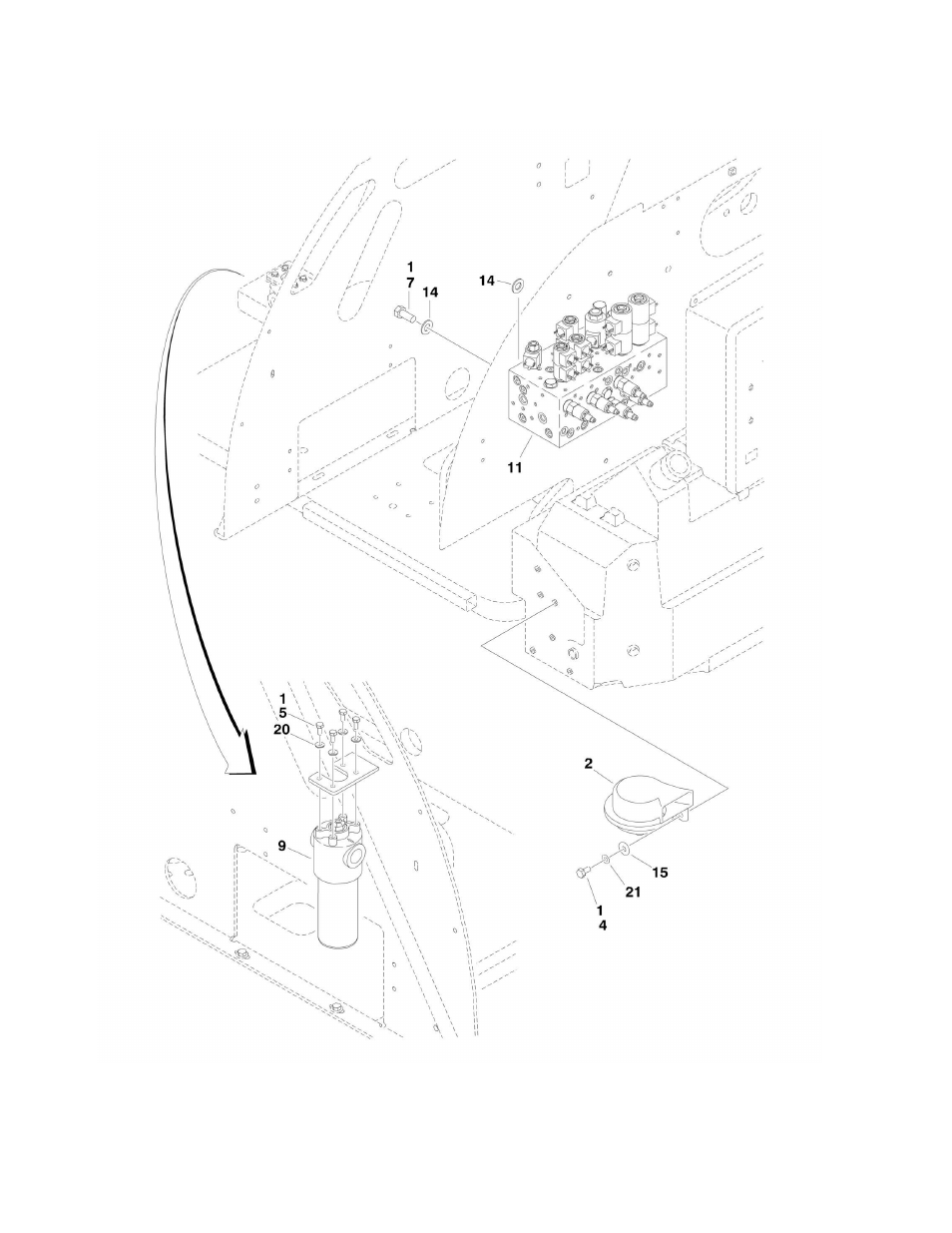 Figure 2-1. control valve installation | JLG 450A_AJ Series II Parts Manual User Manual | Page 50 / 428