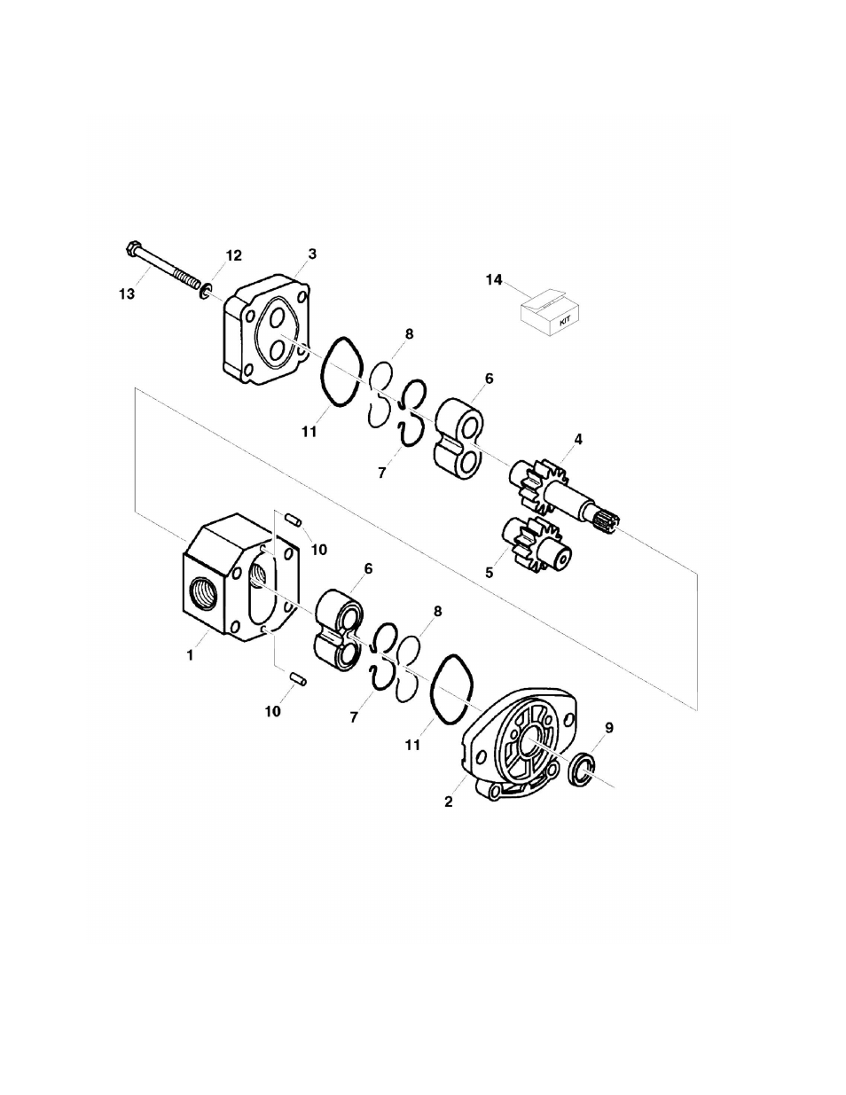 Figure 2-5. pump assembly | JLG M4069 Parts Manual User Manual | Page 84 / 210