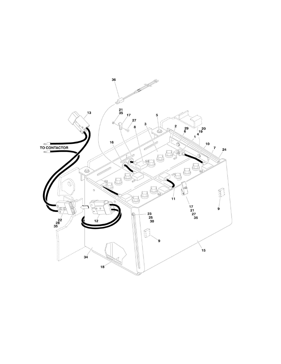 Figure 2-6. battery box installations | JLG M4069 Parts Manual User Manual | Page 86 / 210