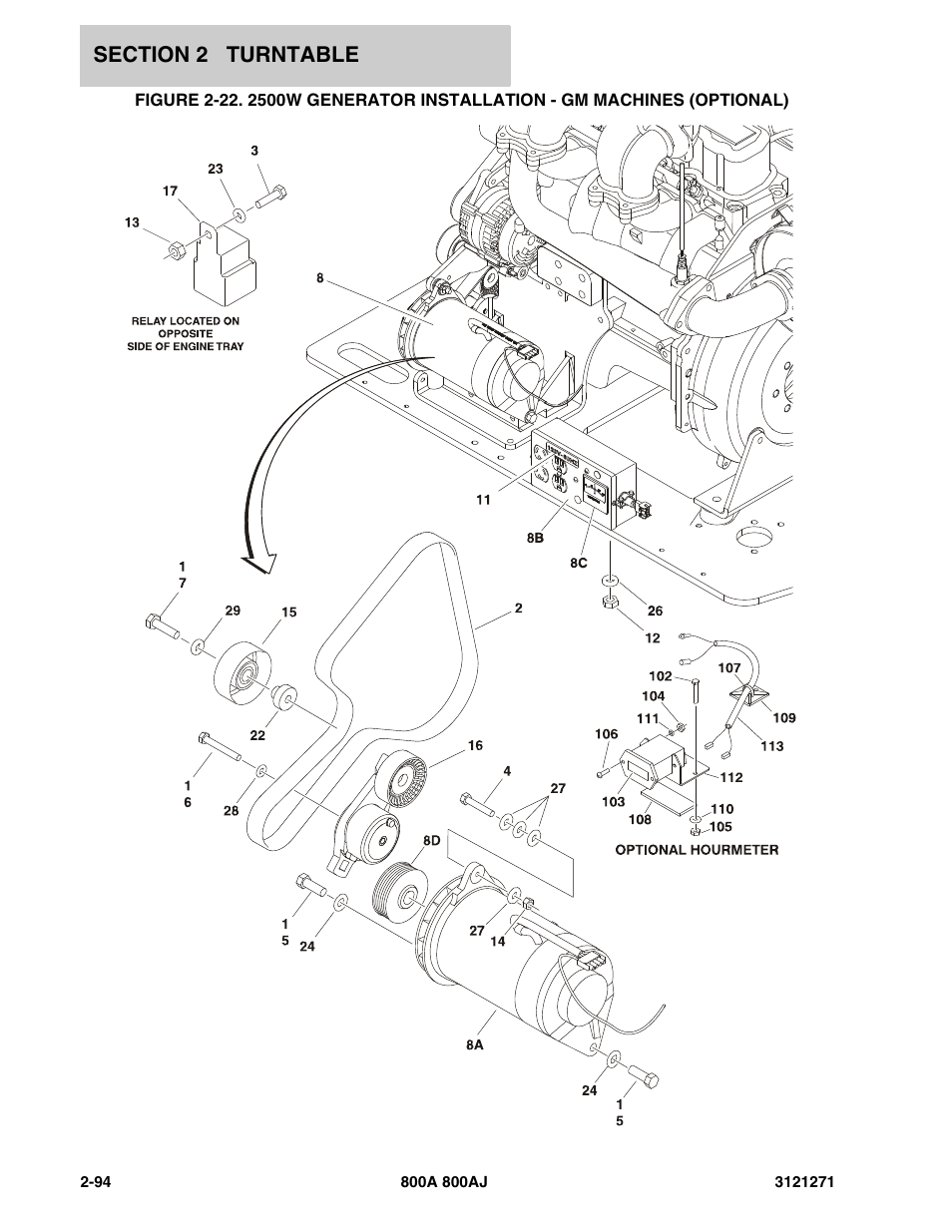 JLG 800A_AJ Parts Manual User Manual | Page 122 / 298