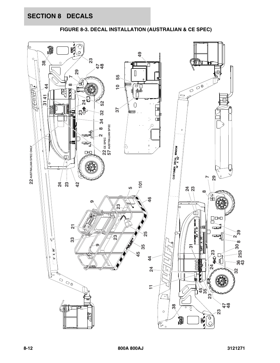 JLG 800A_AJ Parts Manual User Manual | Page 270 / 298